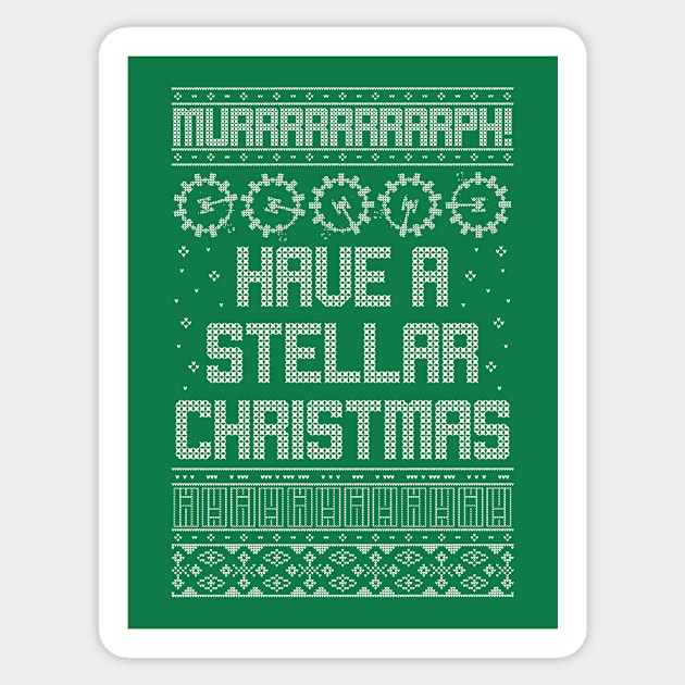 Have a Stellar Christmas Ugly Sweater Sticker by stickerfule